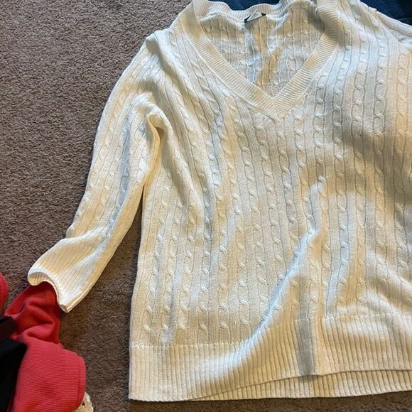 NWT j crew linen sweater M - Picture 2 of 7